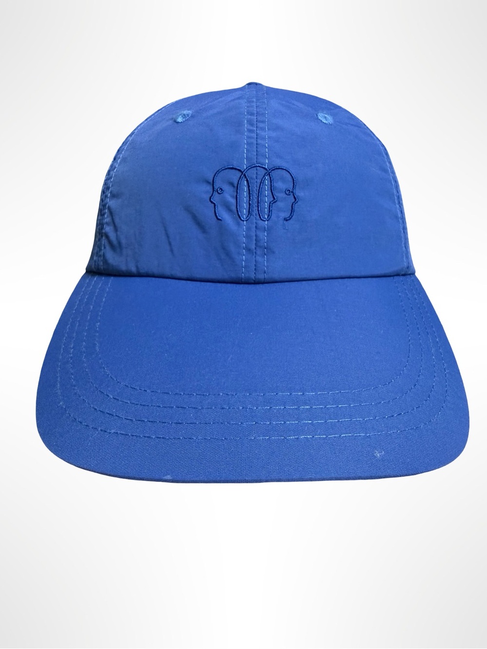 Norse Projects Geoff McFetridge Longbill Nylon Technical Cap Hat Blue